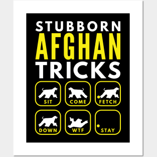 Stubborn Afghan Tricks - Dog Training Posters and Art